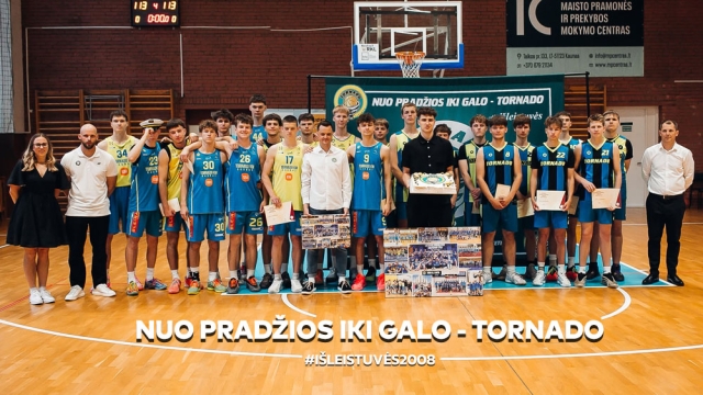 „Tornado“ KM išlydėjo 2008 m. absolventus: atsisveikinta su viena sėkmingiausių kartų mokyklos istorijoje