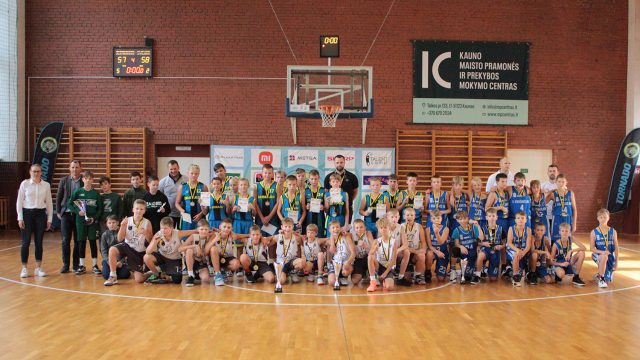 Tarptautiniame krepšinio turnyre „Kaunas cup 2022“ 20 komandų iš keturių Europos valstybių