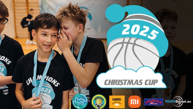 „Christmas Cup 2025“ Kaune subūrė beveik 300 jaunųjų krepšininkų iš keturių Europos šalių