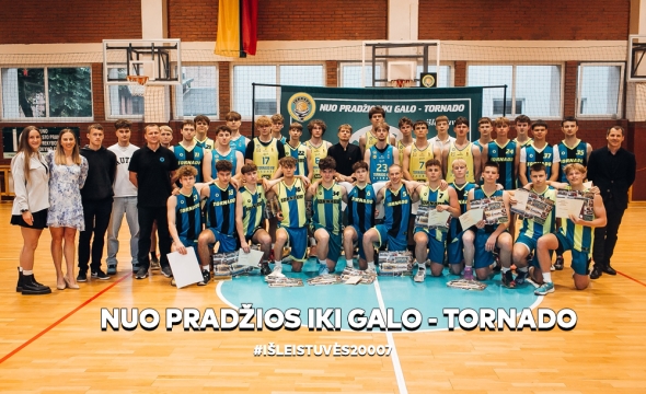 „Tornado“ 2024/2025 m. sezono uždarymas: geriausių apdovanojimai, ašaros, šypsenos ir 2007 m.išleistuvės